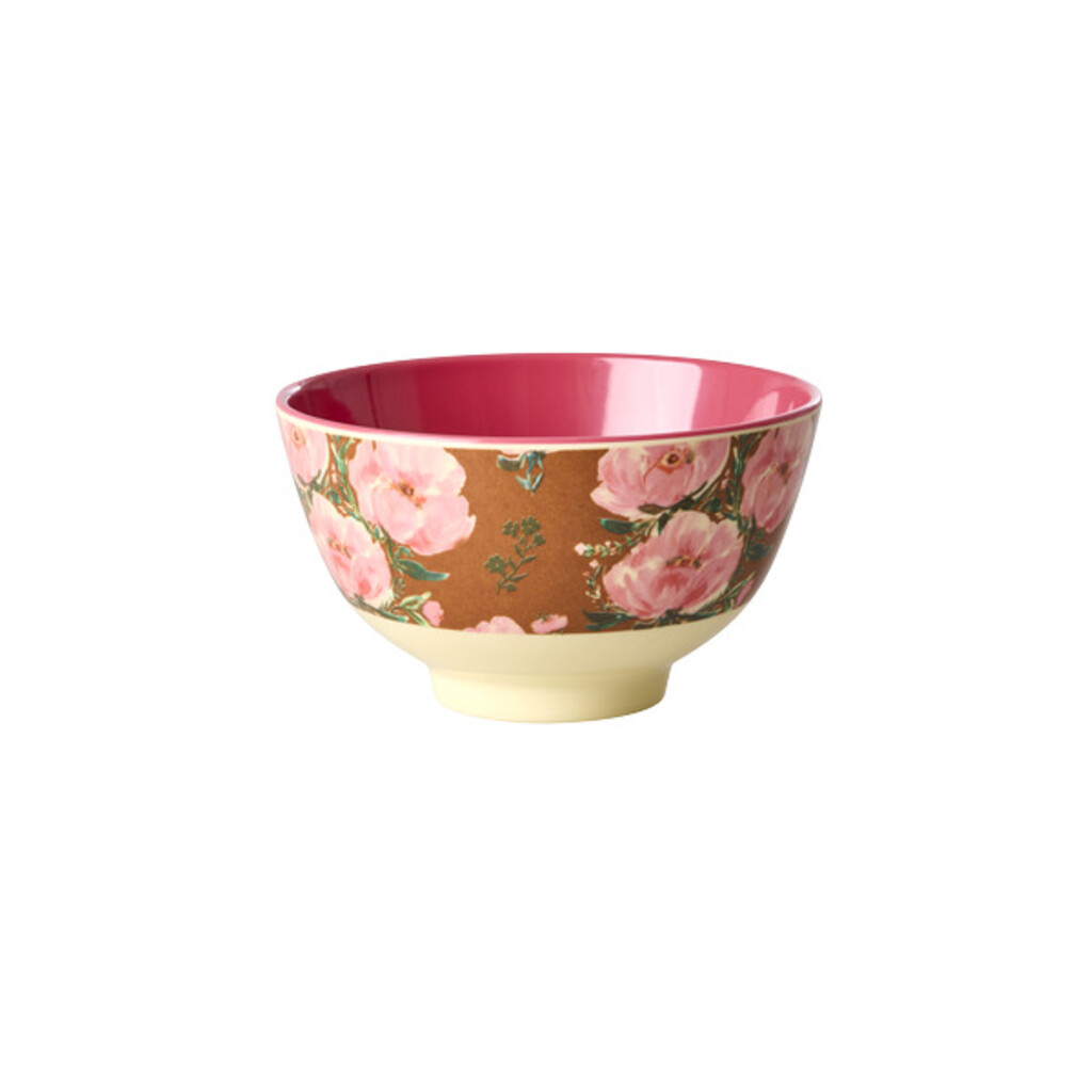 RICE Kleine Melamin Schale Floral Fiesta Rose online kaufen bei SKANDEKO