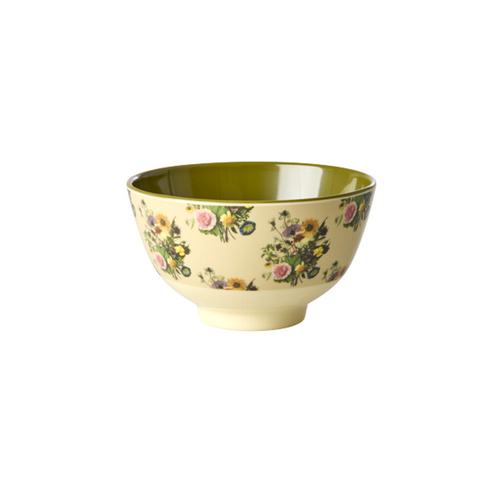 RICE Kleine Melamin Schale Retro Bouquet online kaufen bei SKANDEKO