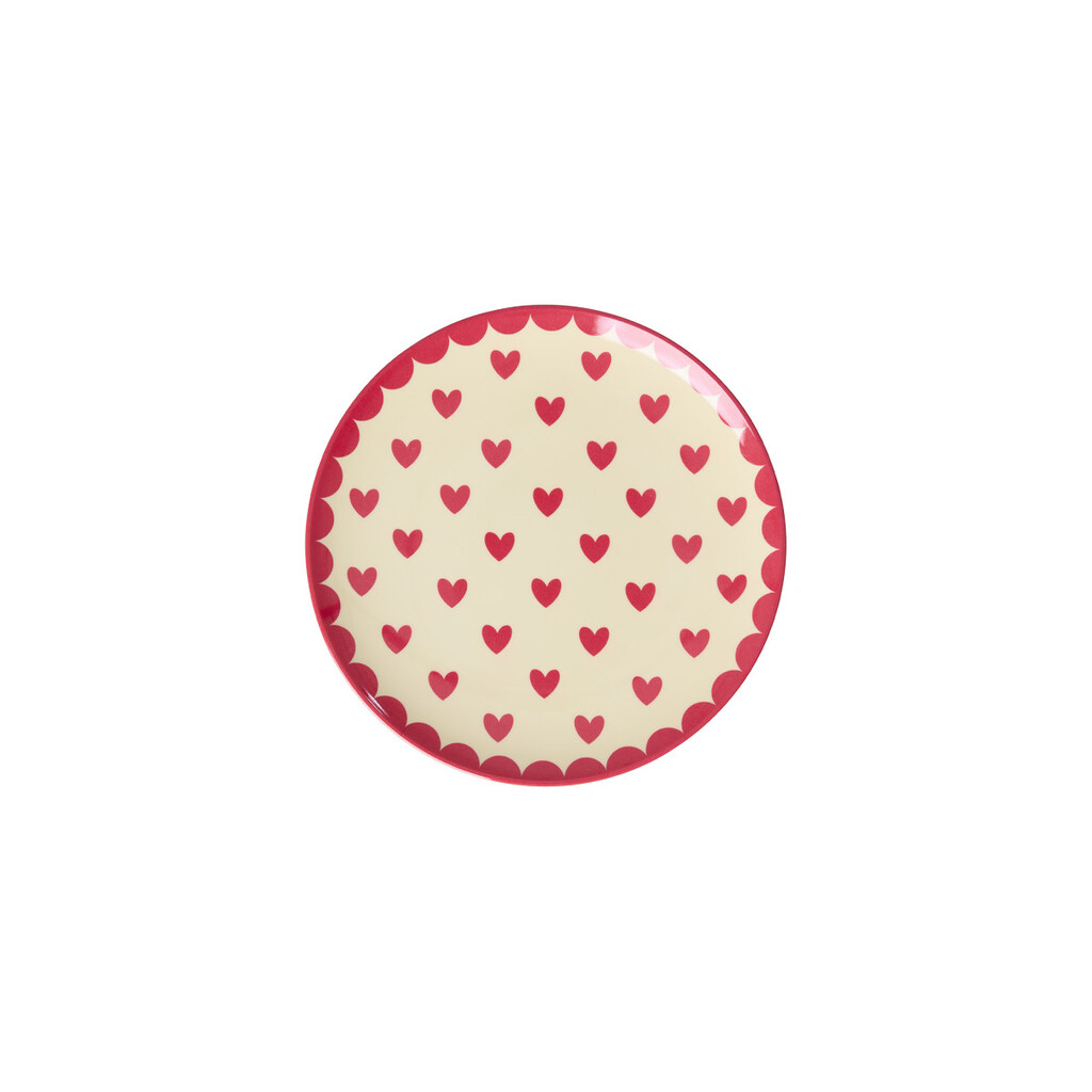 RICE Melamin Kuchenteller Favorite Hearts