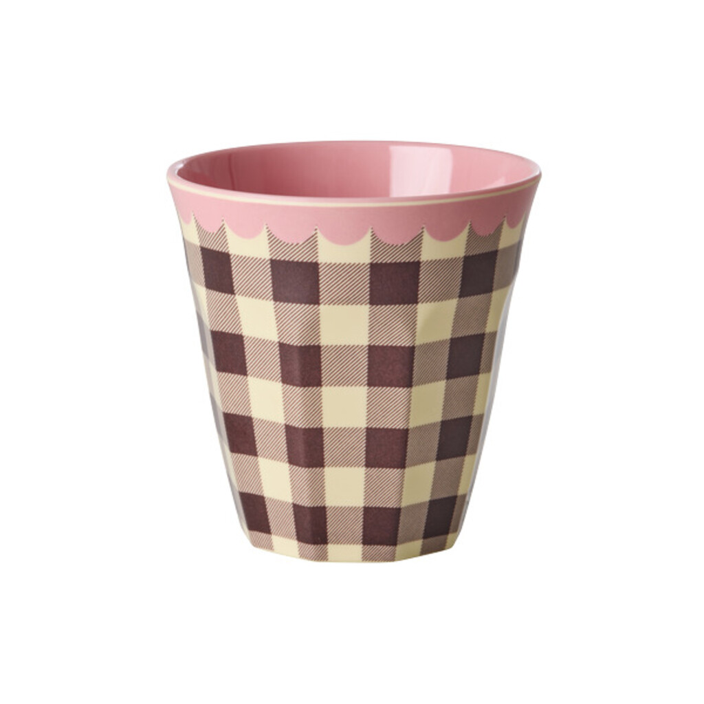 RICE Melamin Becher Medium Check Me Out online kaufen bei SKANDEKO
