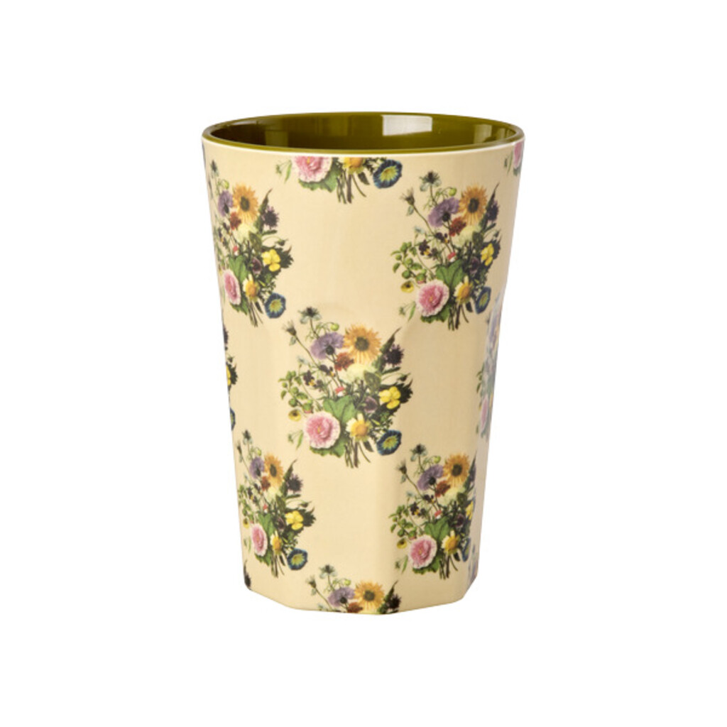 RICE Hoher Melamin Becher Retro Bouquet online kaufen bei SKANDEKO
