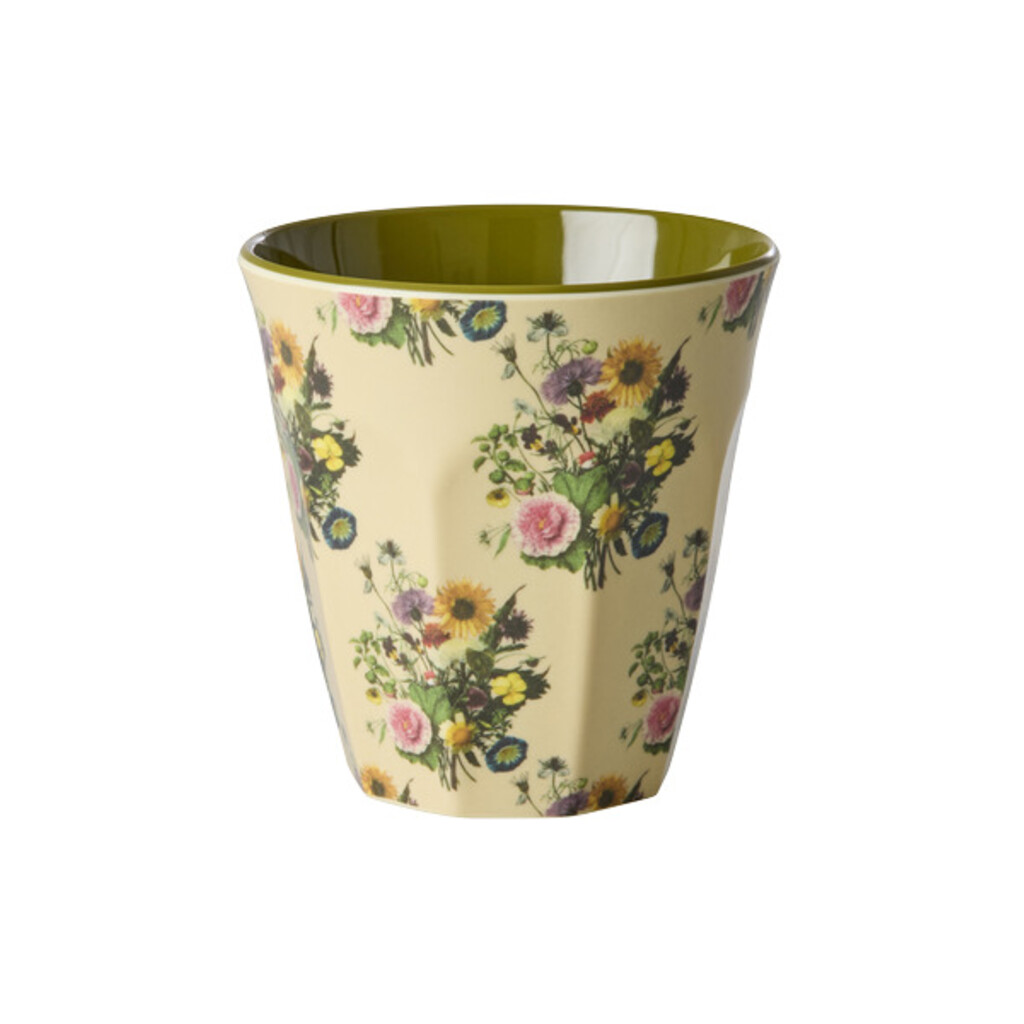 RICE Melamin Becher Retro Bouquet, Medium online kaufen bei SKANDEKO