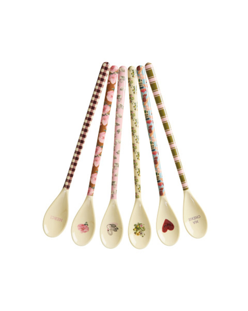 RICE Melamin Latte Löffel Bon Vivant 6er online kaufen bei SKANDEKO
