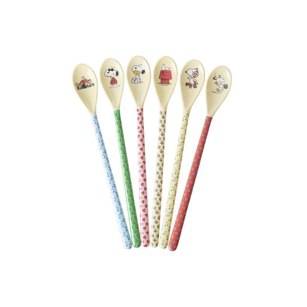 RICE Melamin Lattelöffel Snoopy 6er online kaufen bei SKANDEKO