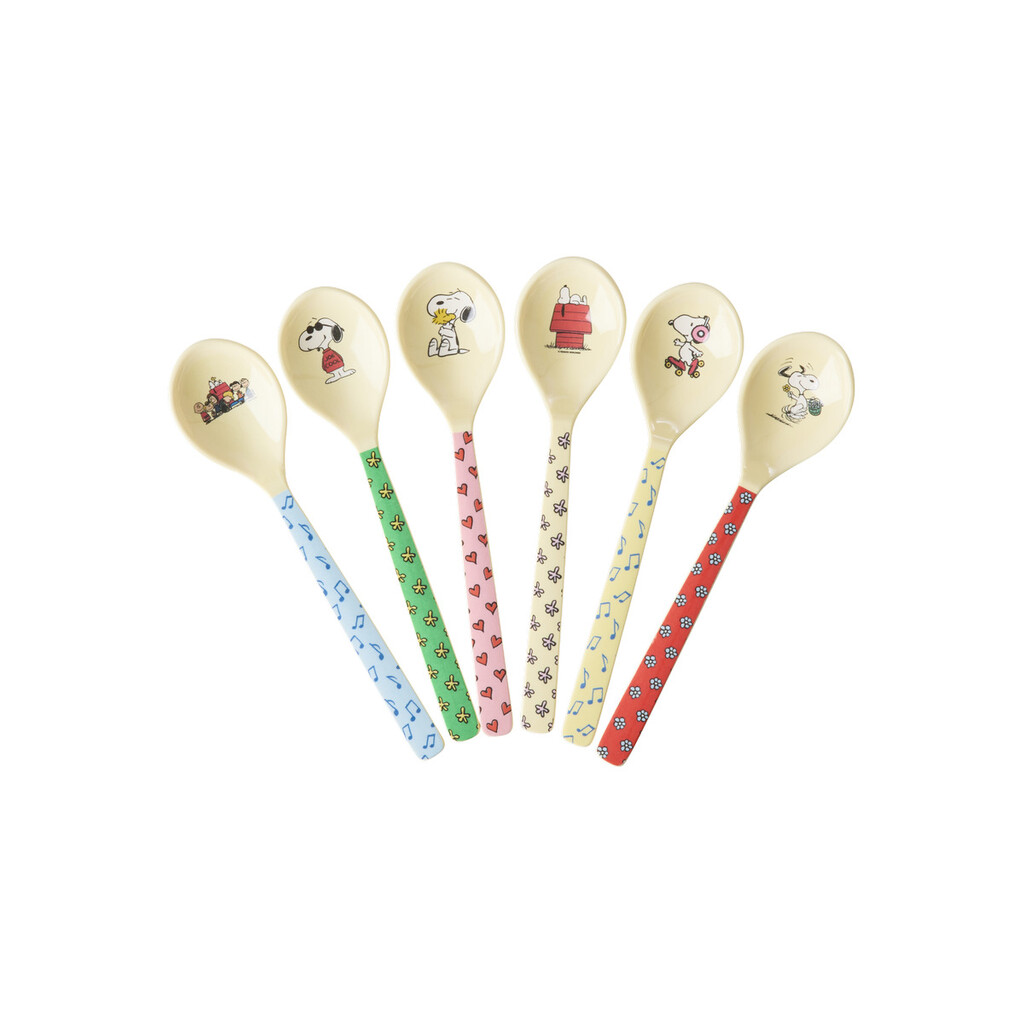 RICE Melamin Teelöffel Snoopy 6er online kaufen bei SKANDEKO