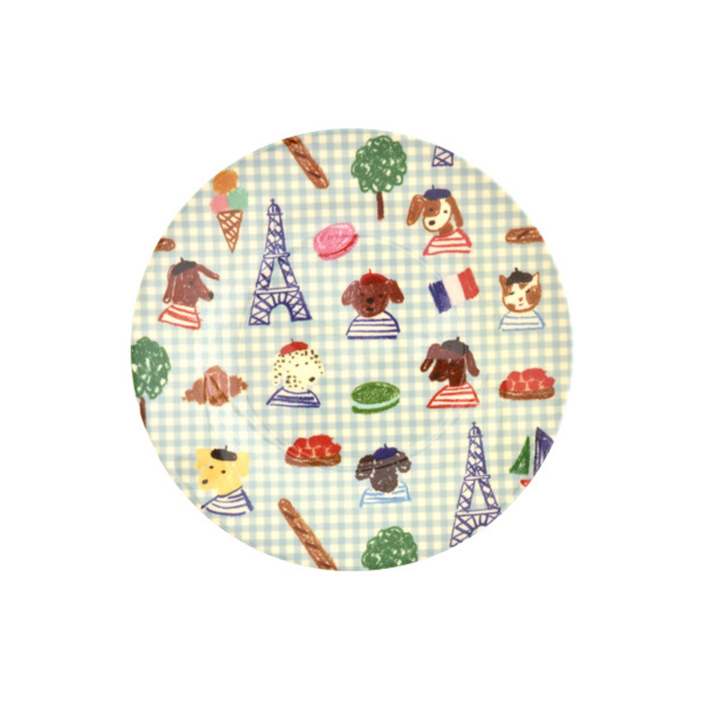 RICE Melamin Kinderteller Kids in Paris online kaufen bei SKANDEKO