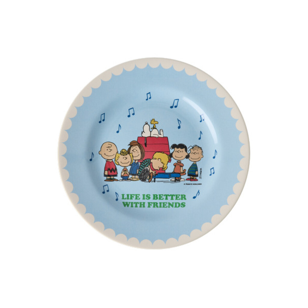 RICE Melamin Teller für Kinder Snoopy online kaufen bei SKANDEKO
