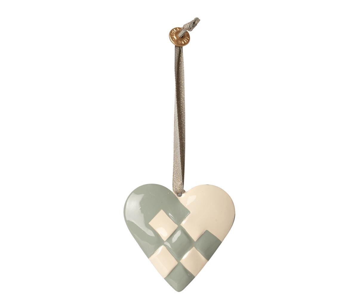 Metall Herz Ornament geflochten