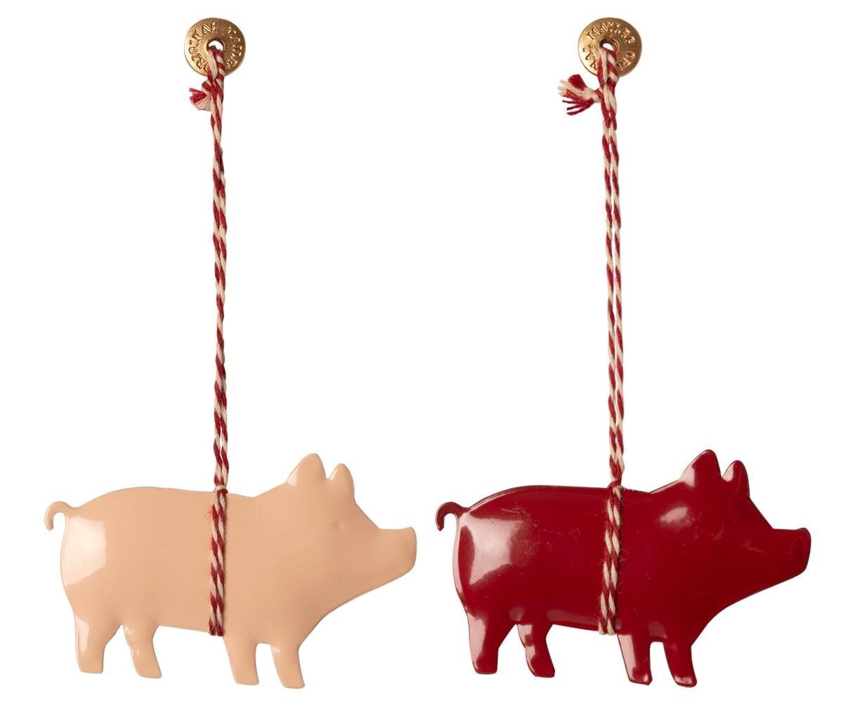 Metallschwein Ornament