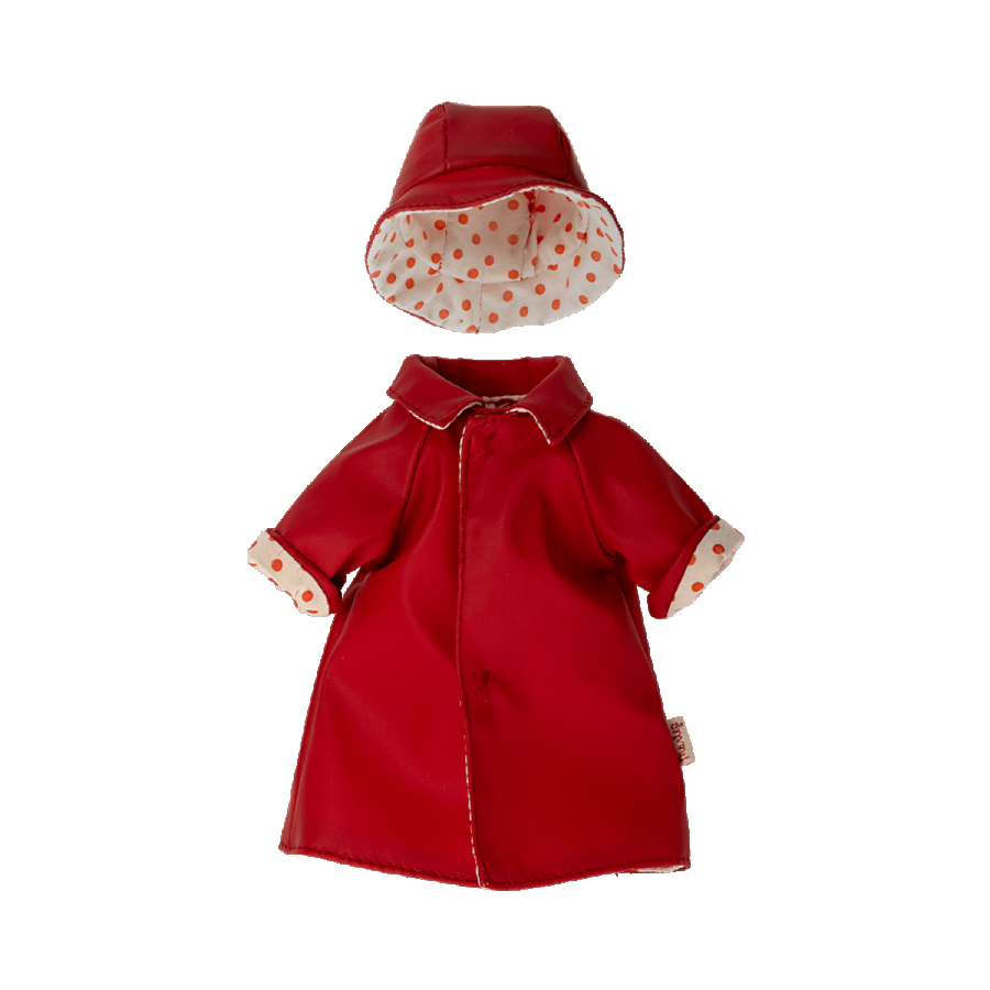 Regenmantel mit Hut Teddy-Mama