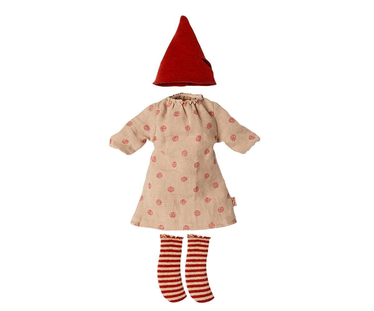 Weihnachtsoutfit für Medium Maus Mädchen