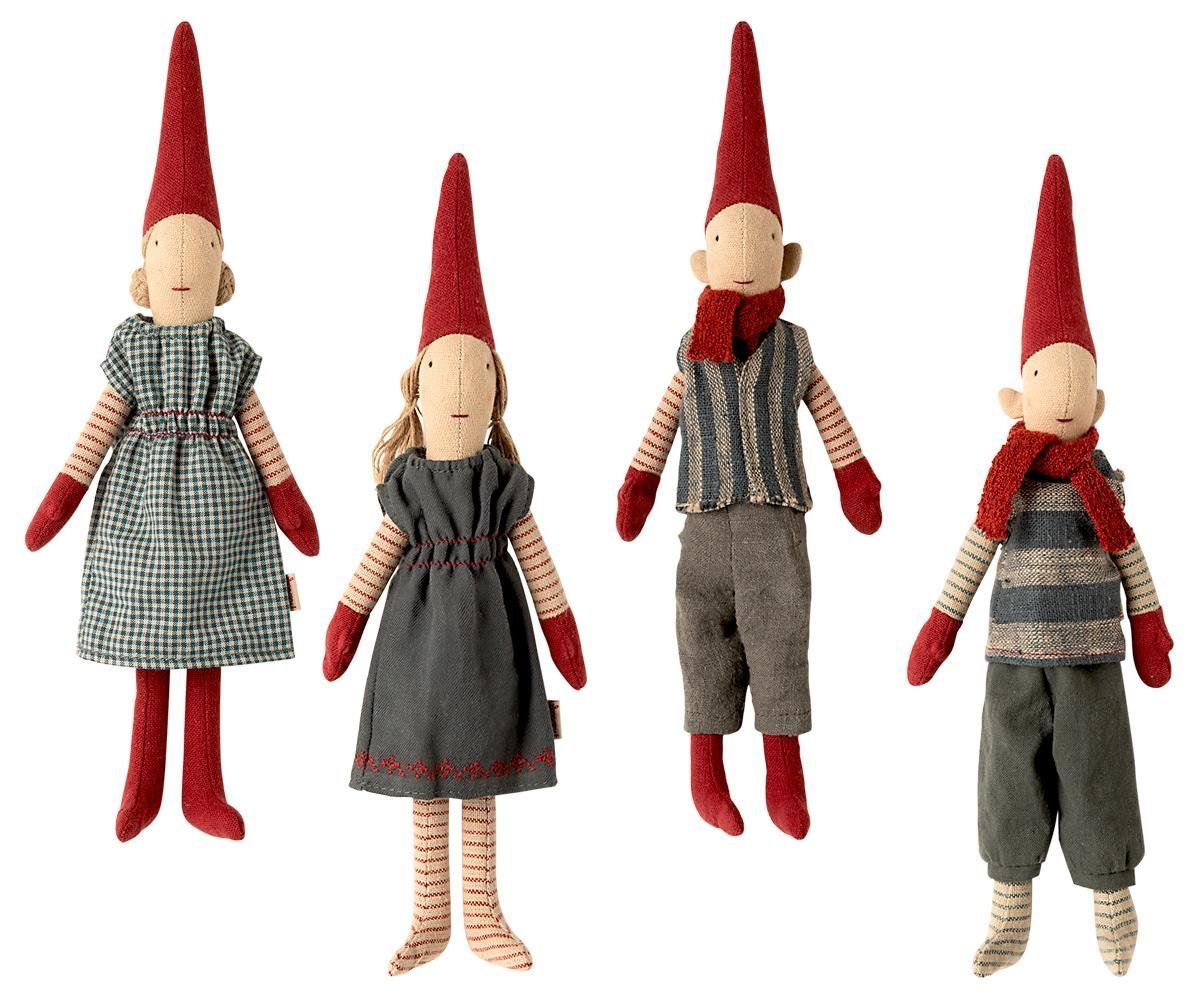 Weihnachtswichtel mit Magneten