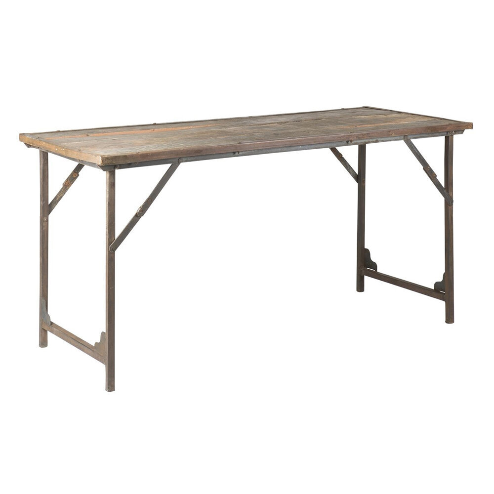 IB Laursen Markttisch Unika aus Holz mit Metallgestell Preview Image