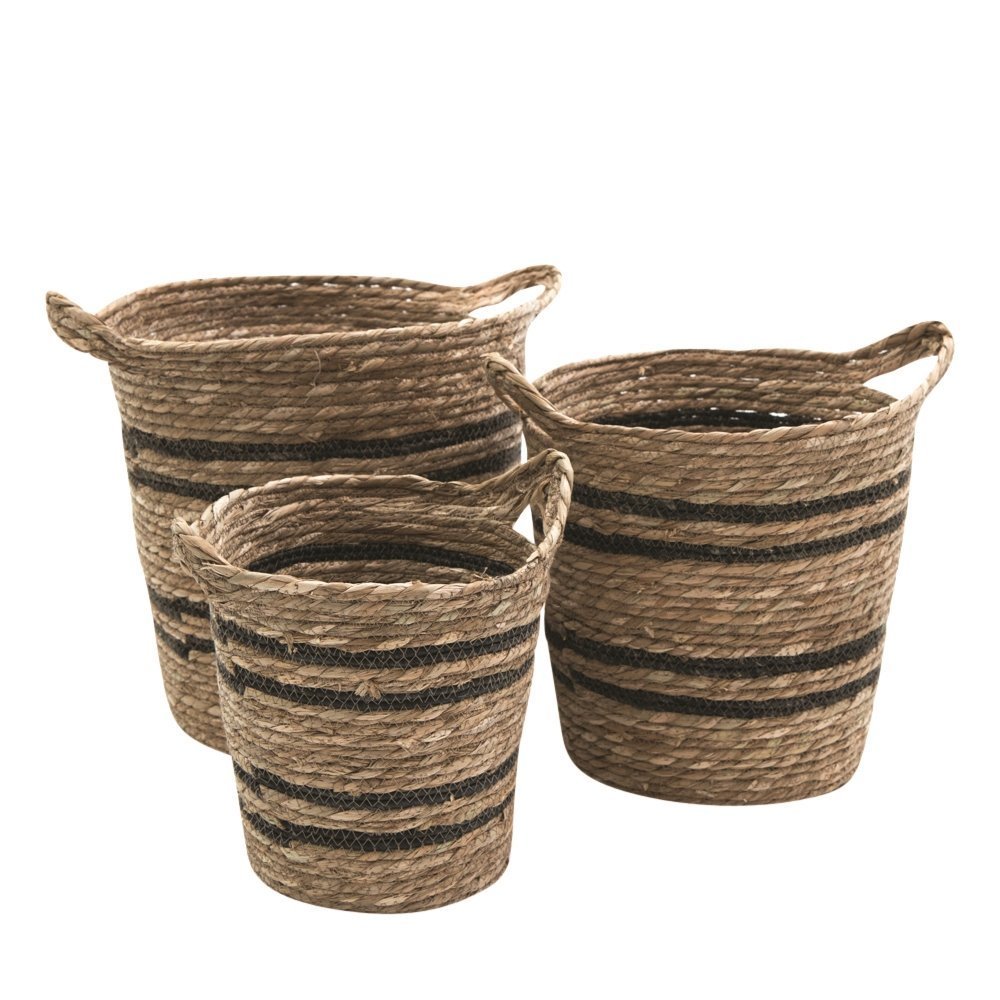 Natürliches Seegras Körbe-Set