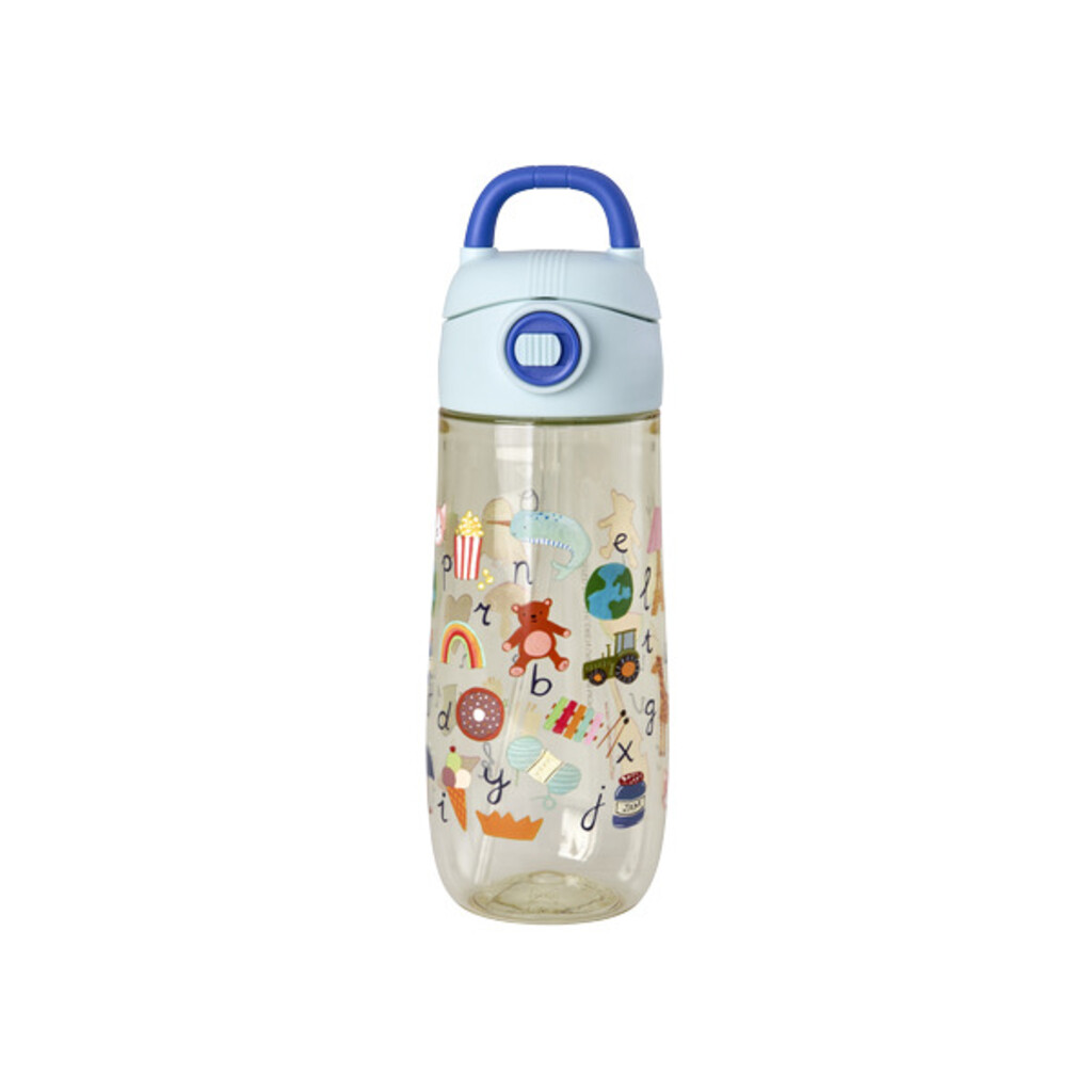 RICE Kinder Trinkflasche ABC-Print – Bunt, Robust & Skandinavisch für unterwegs online kaufen bei SKANDEKO
