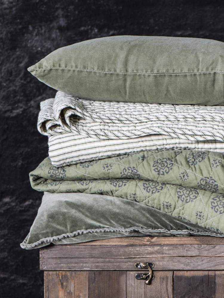 Impressionen zu Ib Laursen Tagesdecke Quilt unifarben, Bild 7