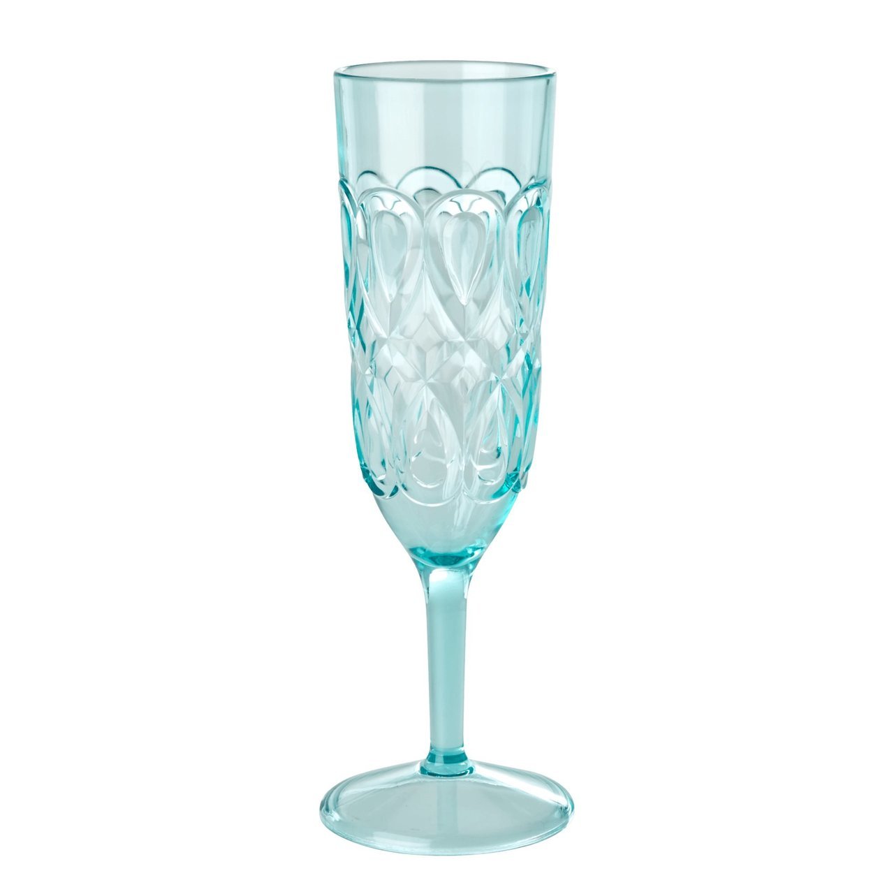 RICE Acryl Champagner Glass