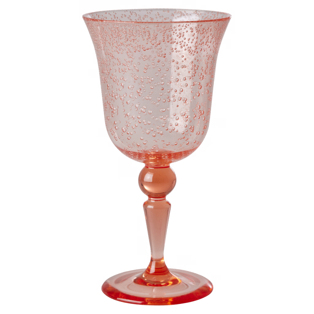 Acryl Weinglas Bubble