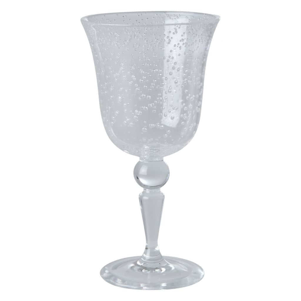 Acryl Weinglas Bubble
