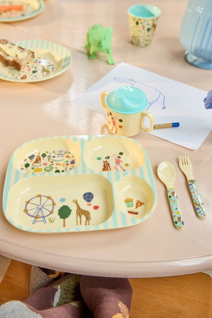 RICE Baby-Geschirrset Fun Fair Geschenkbox Preview Image