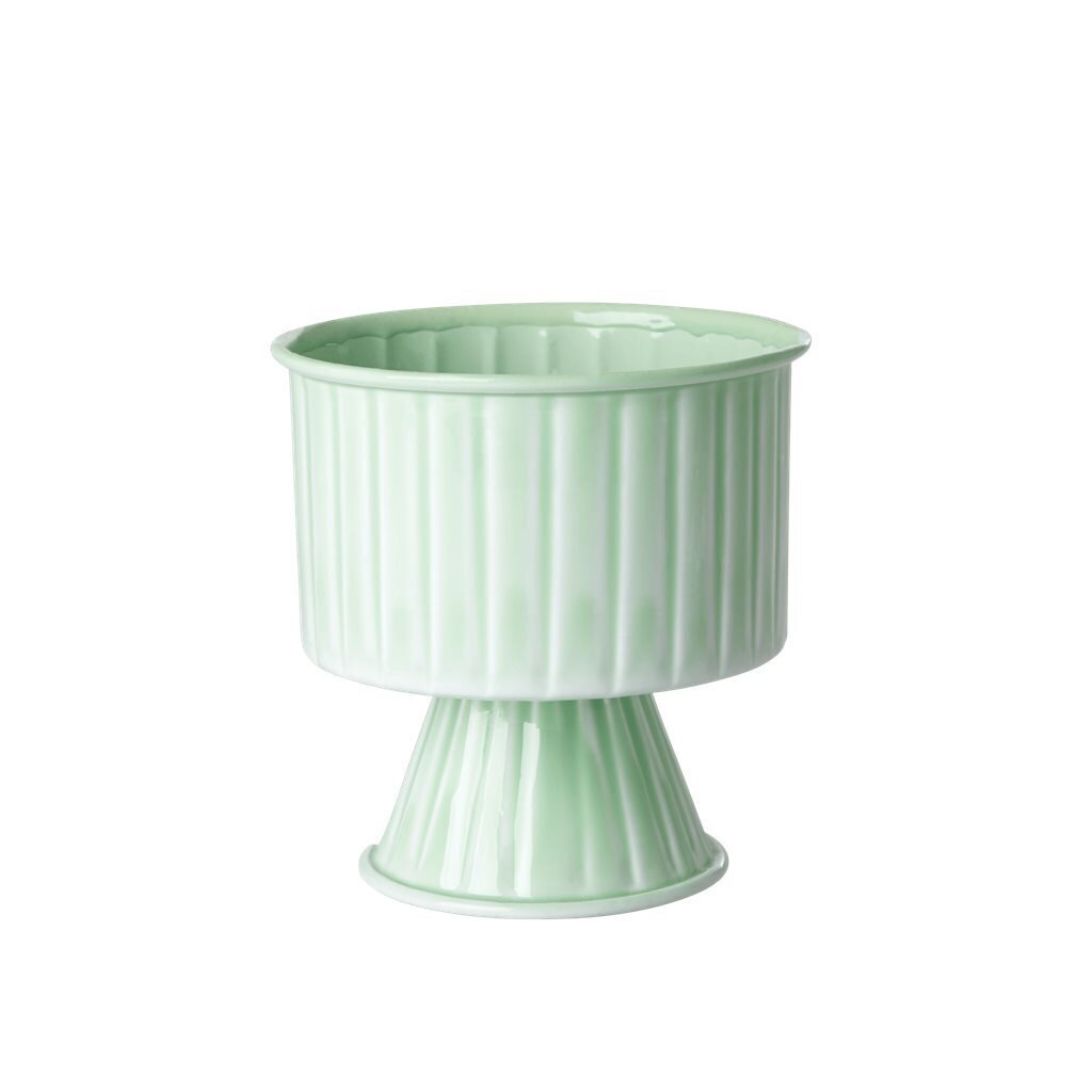RICE Blumentopf mit Emaille Finish