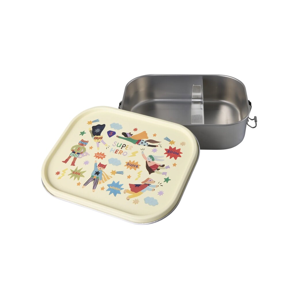 Edelstahl Kinder Lunchbox Brotbox Hero