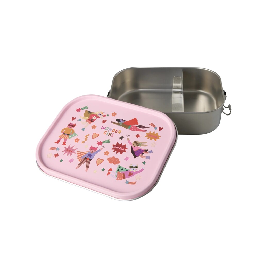 Edelstahl Kinder Lunchbox Brotbox Hero