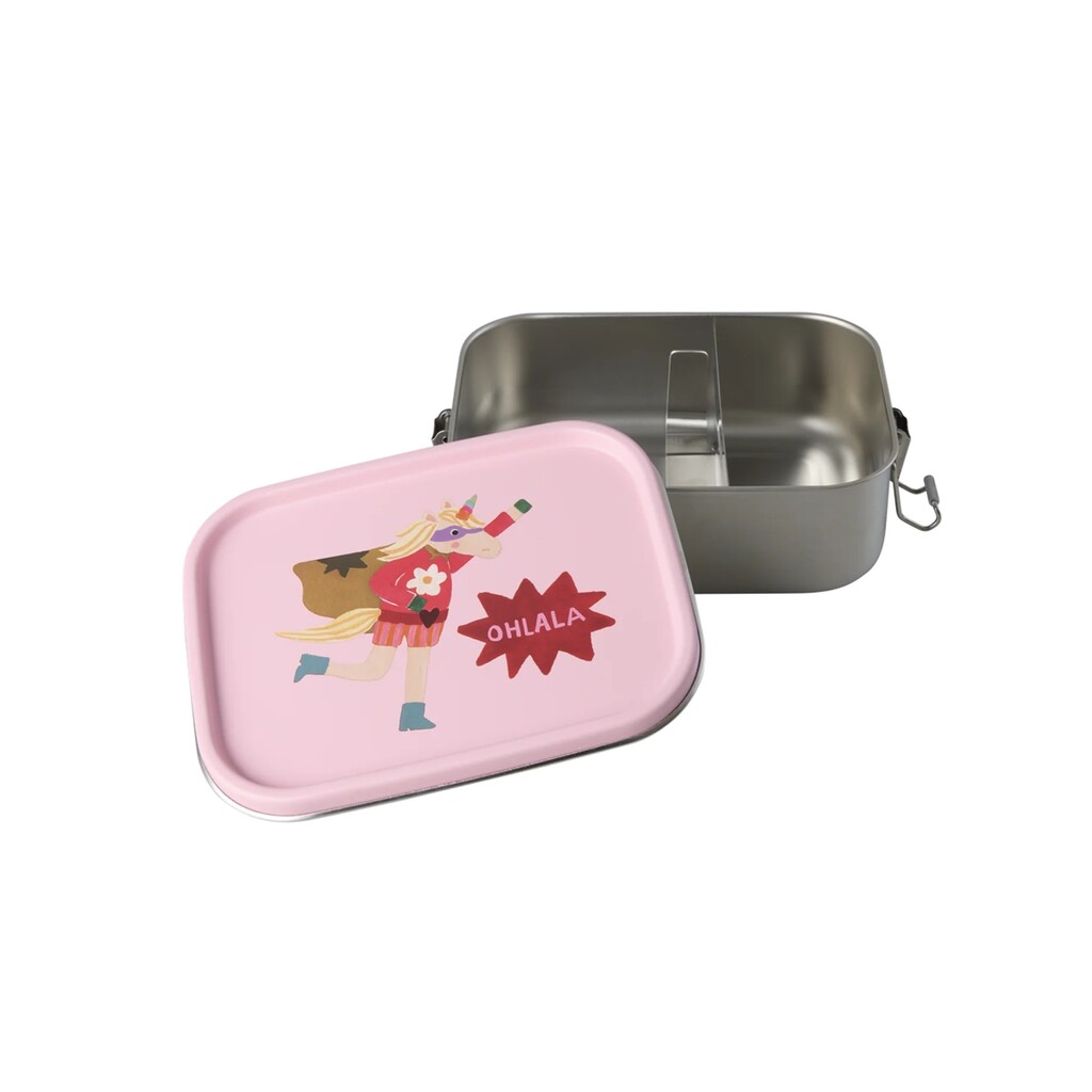 Edelstahl Kinder Lunchbox Brotbox Hero