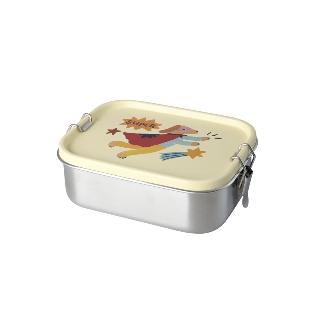 Edelstahl Kinder Lunchbox Brotbox Hero