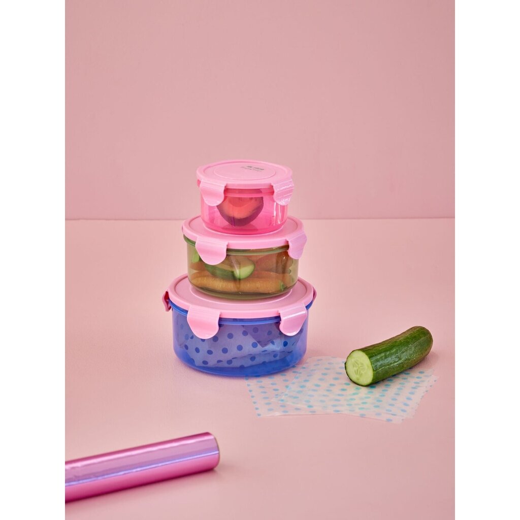 Food Boxen rund, 3er Set