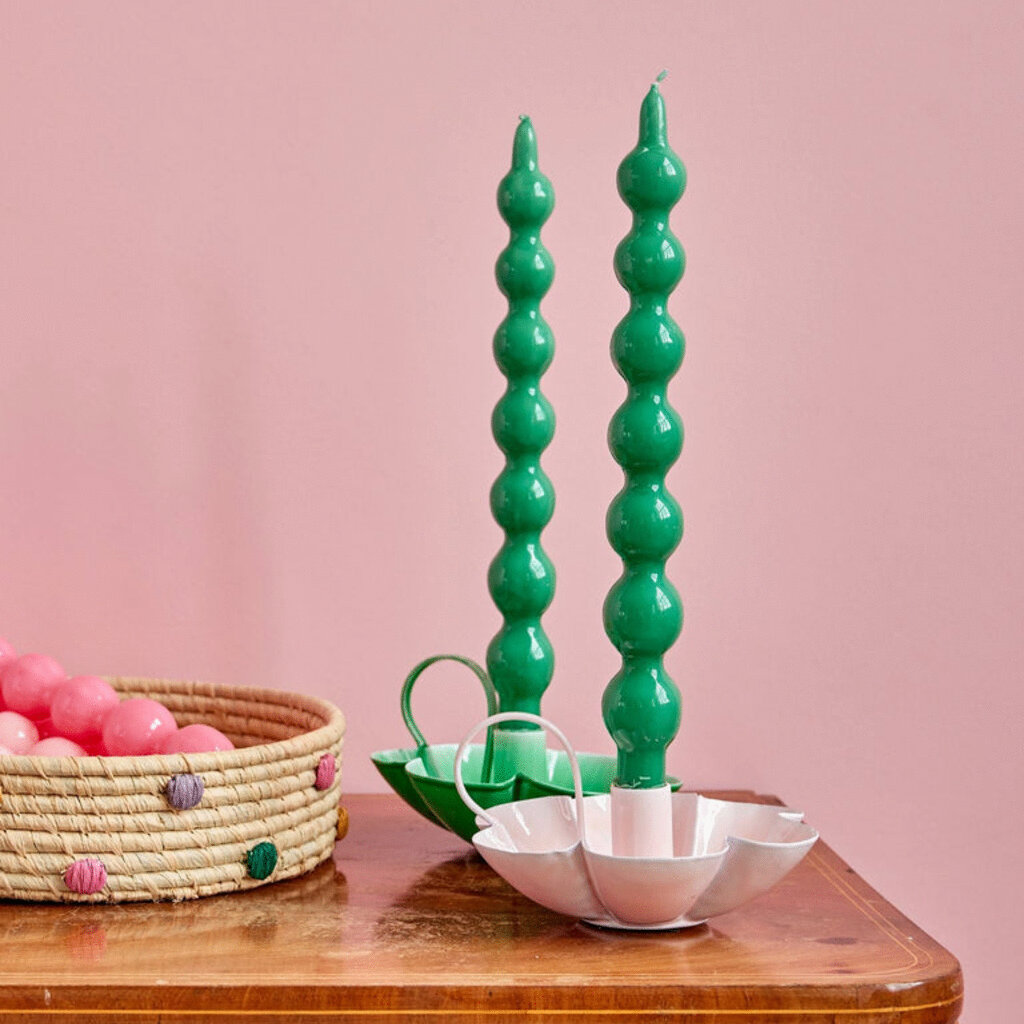 Geschwungene Kerzen 2er Pack