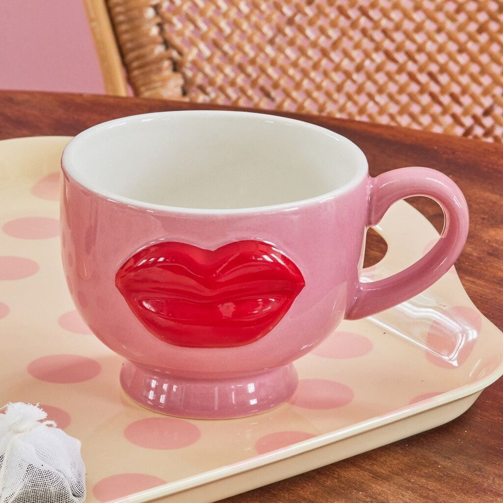 Keramik Becher Lips