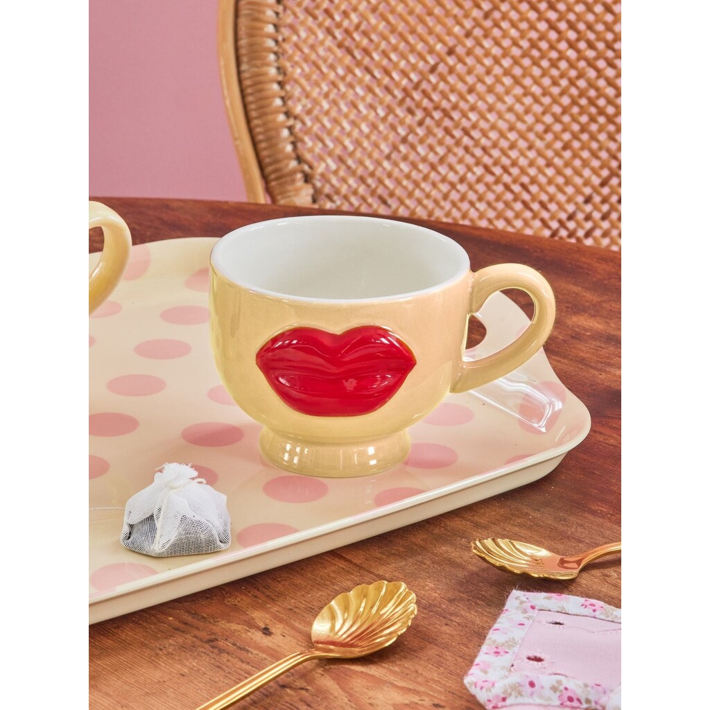Keramik Becher Lips