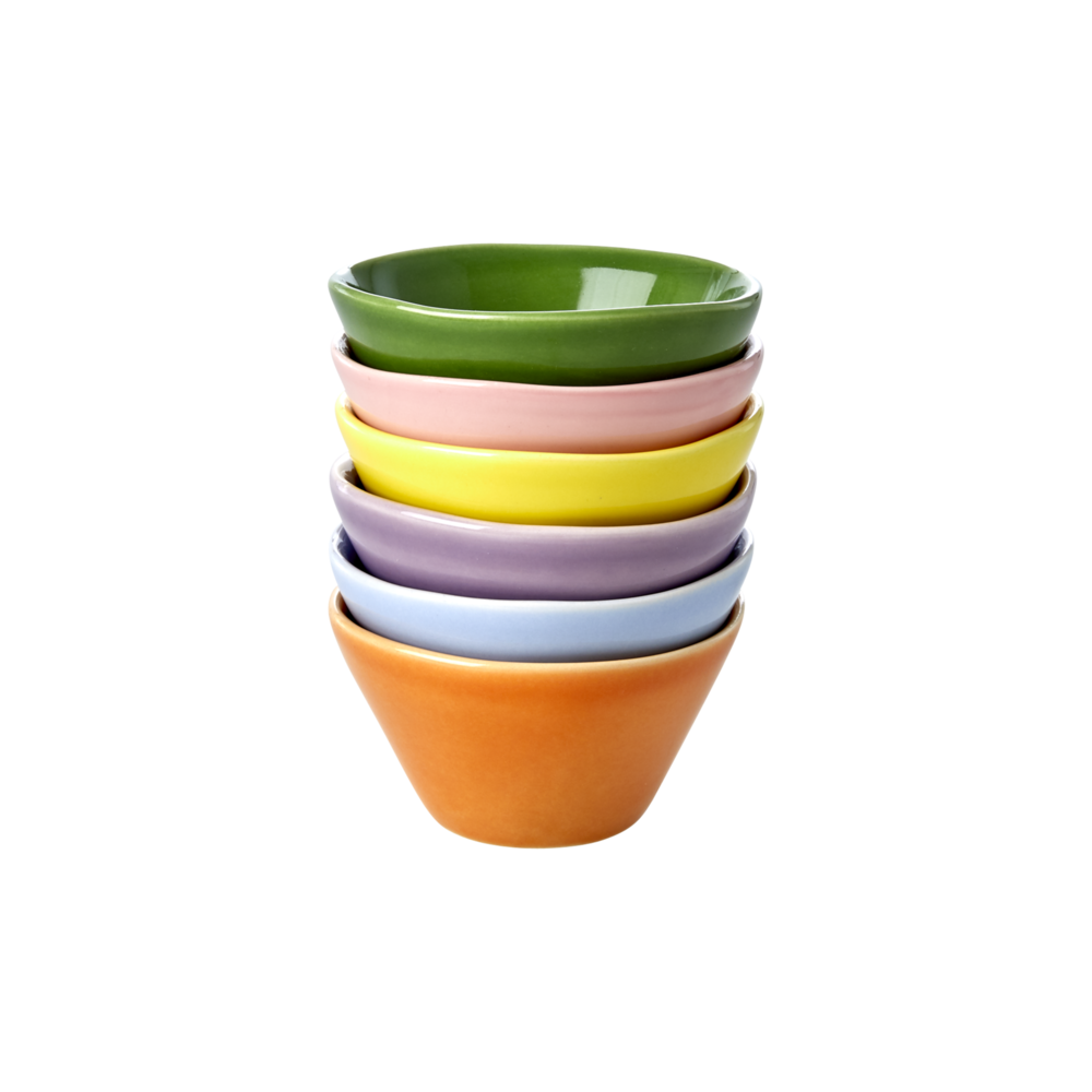 RICE Keramik Dip Schälchen 6er Set