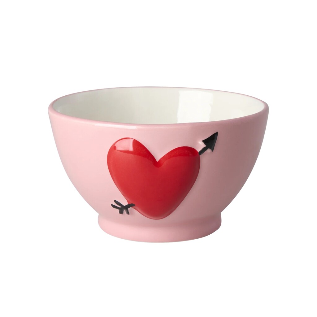 RICE Keramik Schüssel Embossed Heart Preview Image