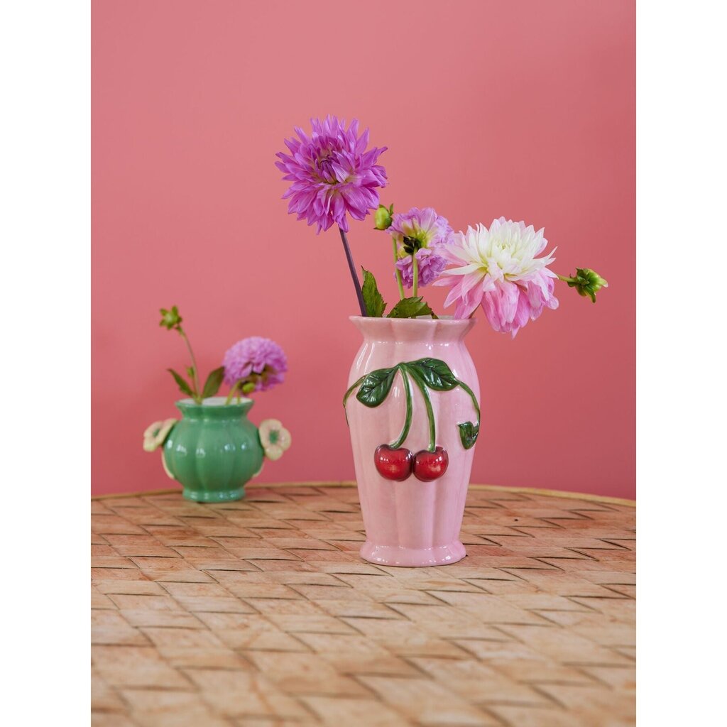 RICE Keramik Vase Cherry Pink Preview Image