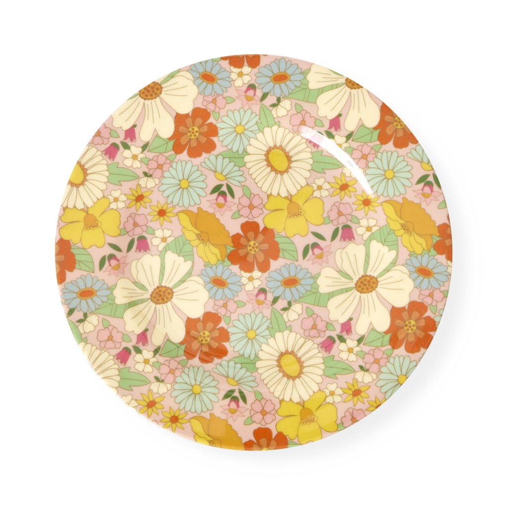 RICE Kleiner Melamin Teller Flower Power Preview Image
