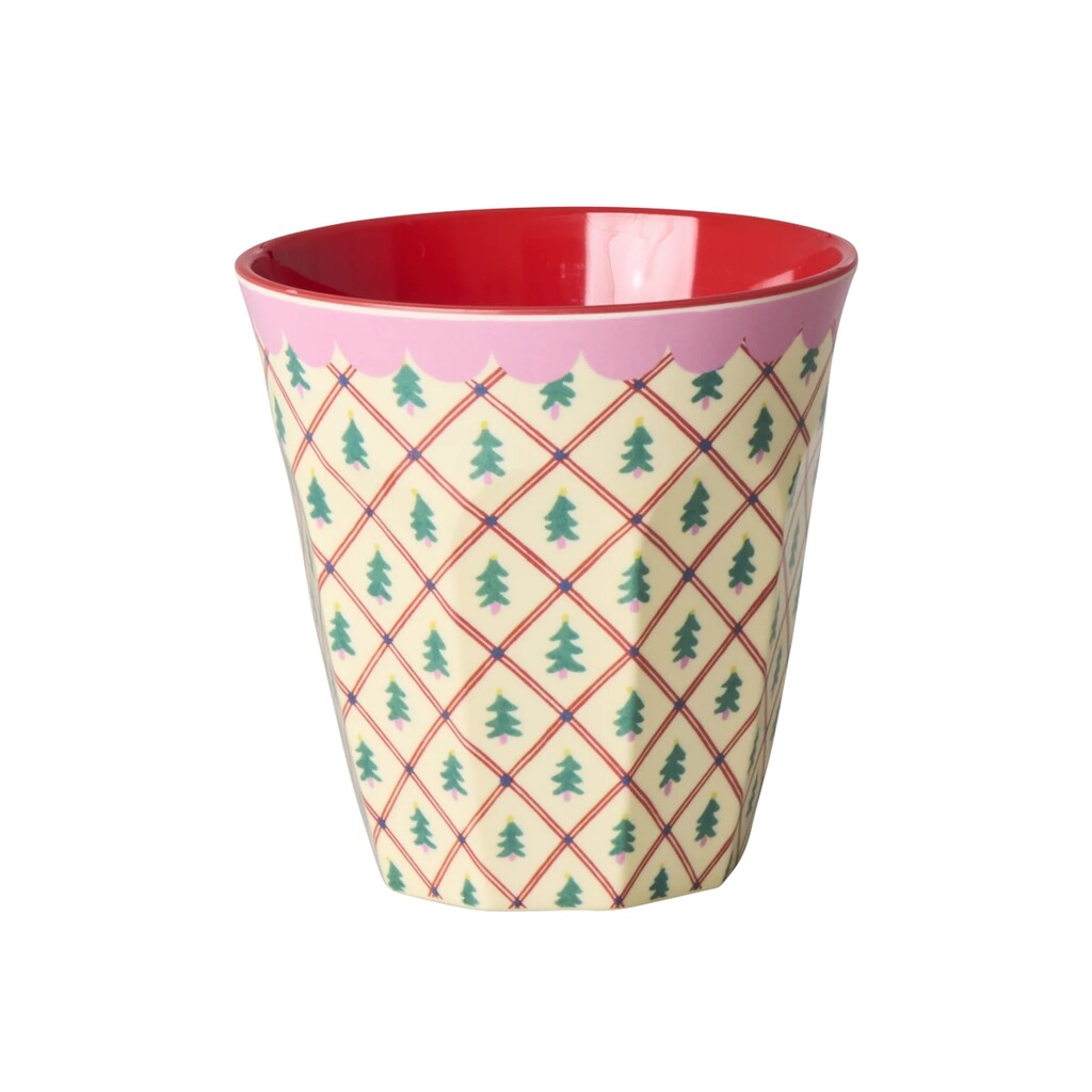 Medium Becher aus Melamin Christmas Tree