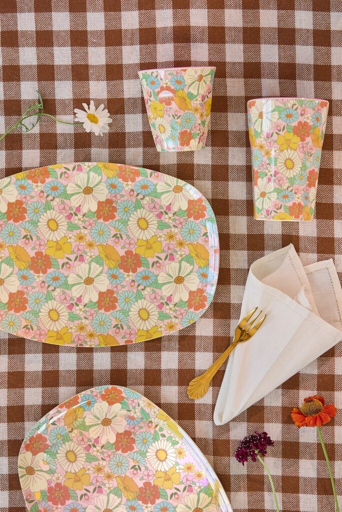 RICE Medium Melamin Becher Flower Power Preview Image