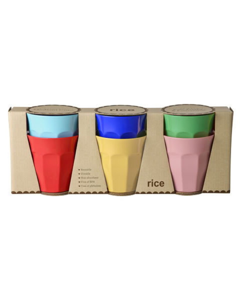 RICE Medium Melaminbecher-Set (6er-Pack) online kaufen bei SKANDEKO
