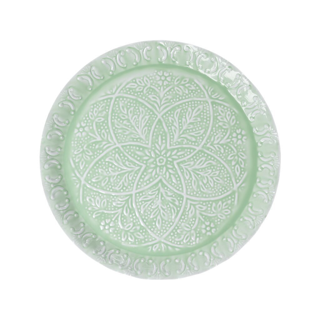 Medium Rund Emaille Tablett