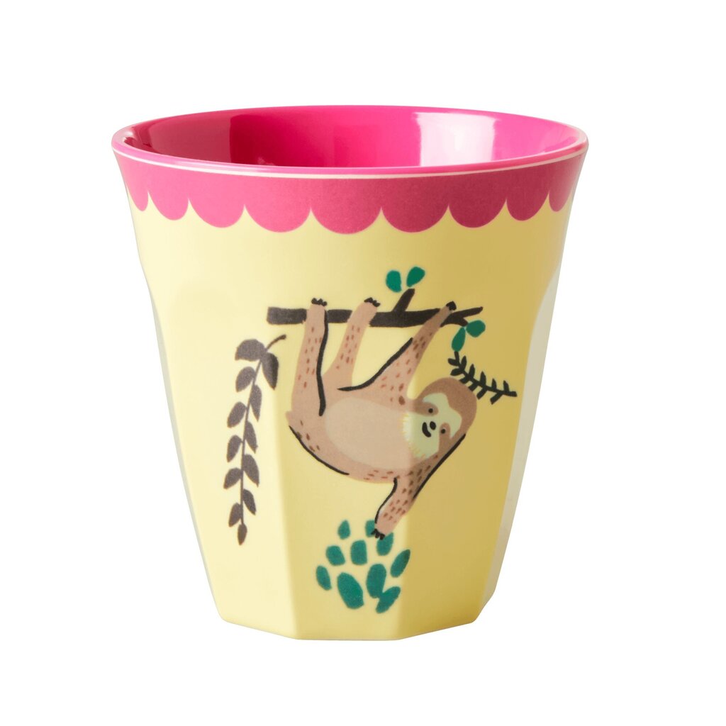 Melamin Becher 6er-Set Funky Prints Pink