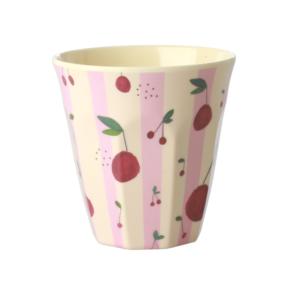 RICE Melamin Becher Cherry