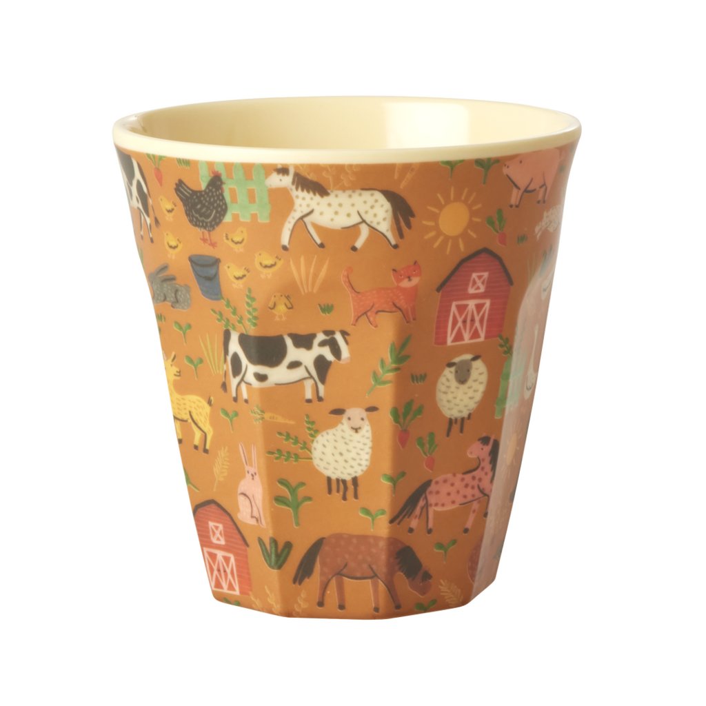 RICE Melamin Becher Farm Animals Preview Image