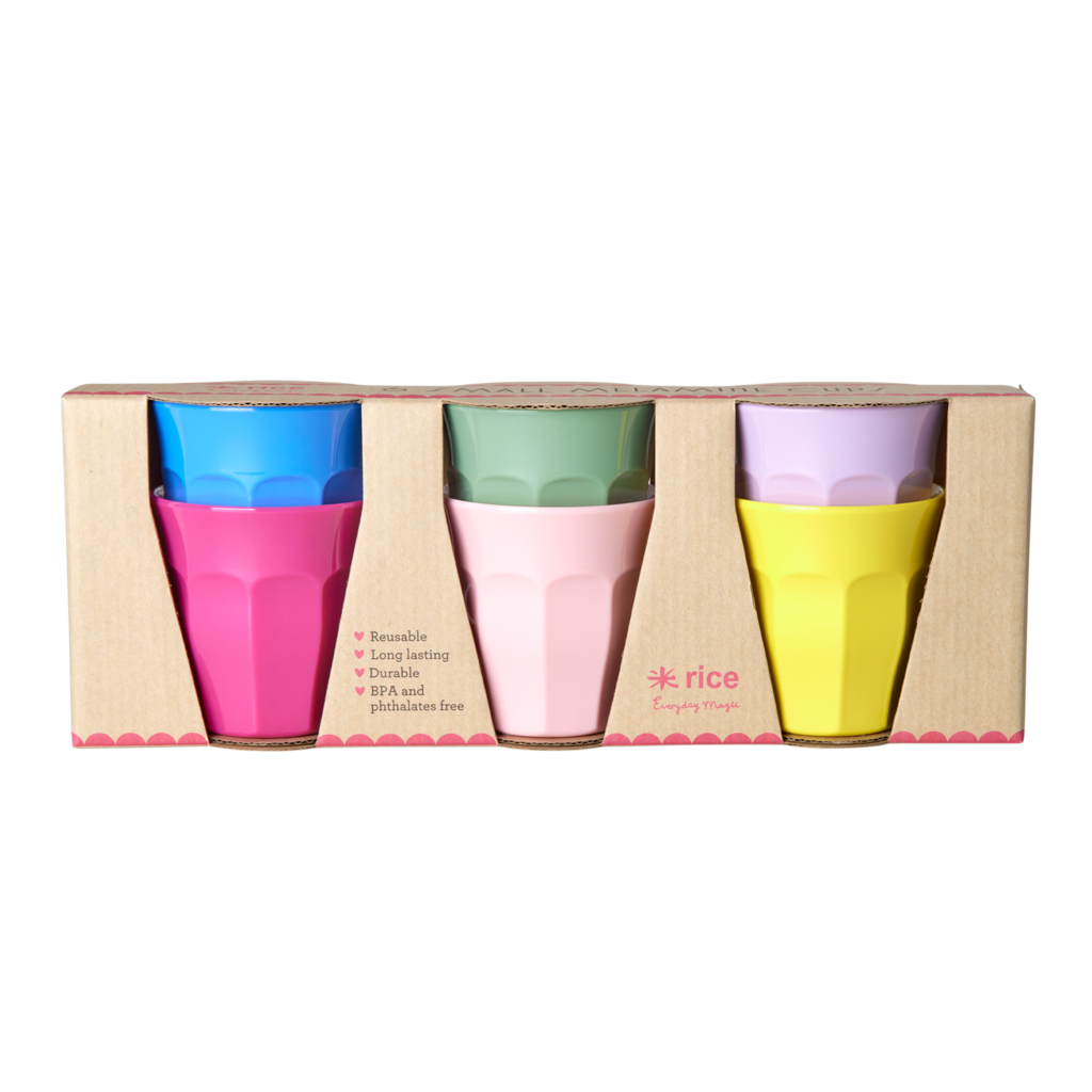 Melamin Becher Set Flower Me Happy 6er