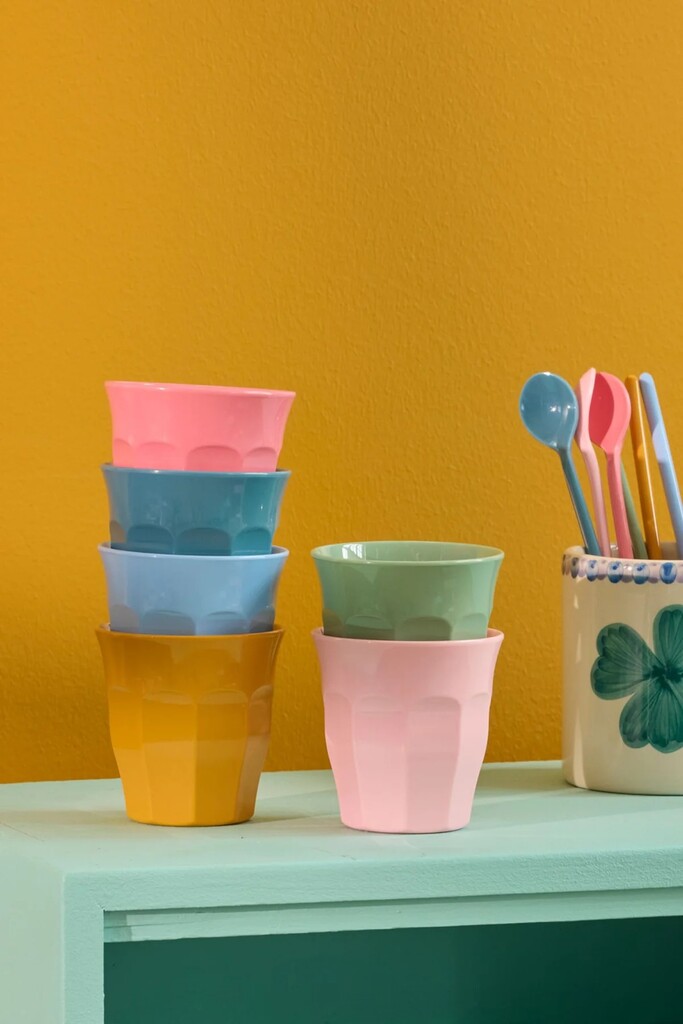 RICE Melamin Cups in Soft Pink Small 6er Preview Image
