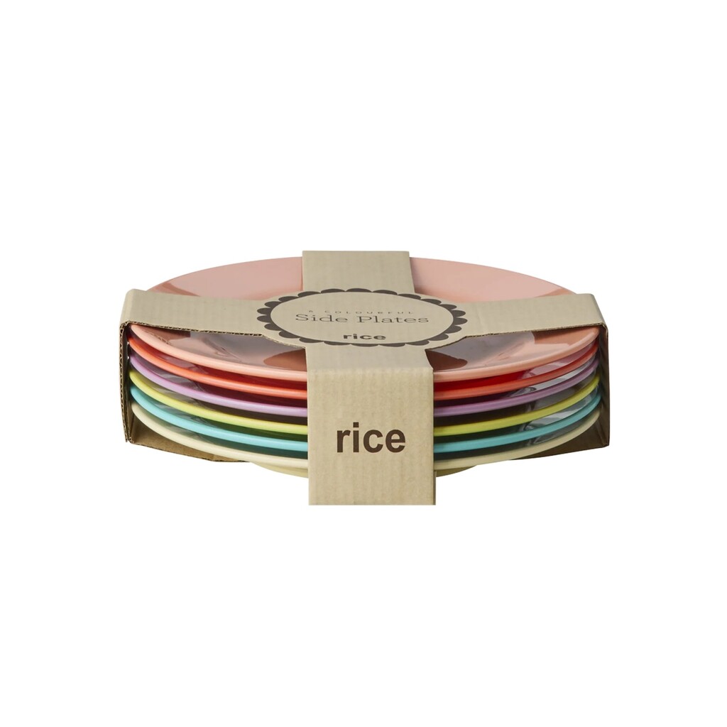 RICE Melamin Kleiner Teller Glory Days 6er online kaufen bei SKANDEKO