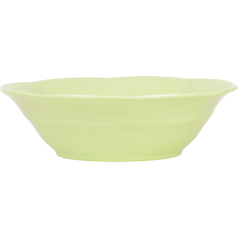 RICE Melamin Suppenteller einfarbig