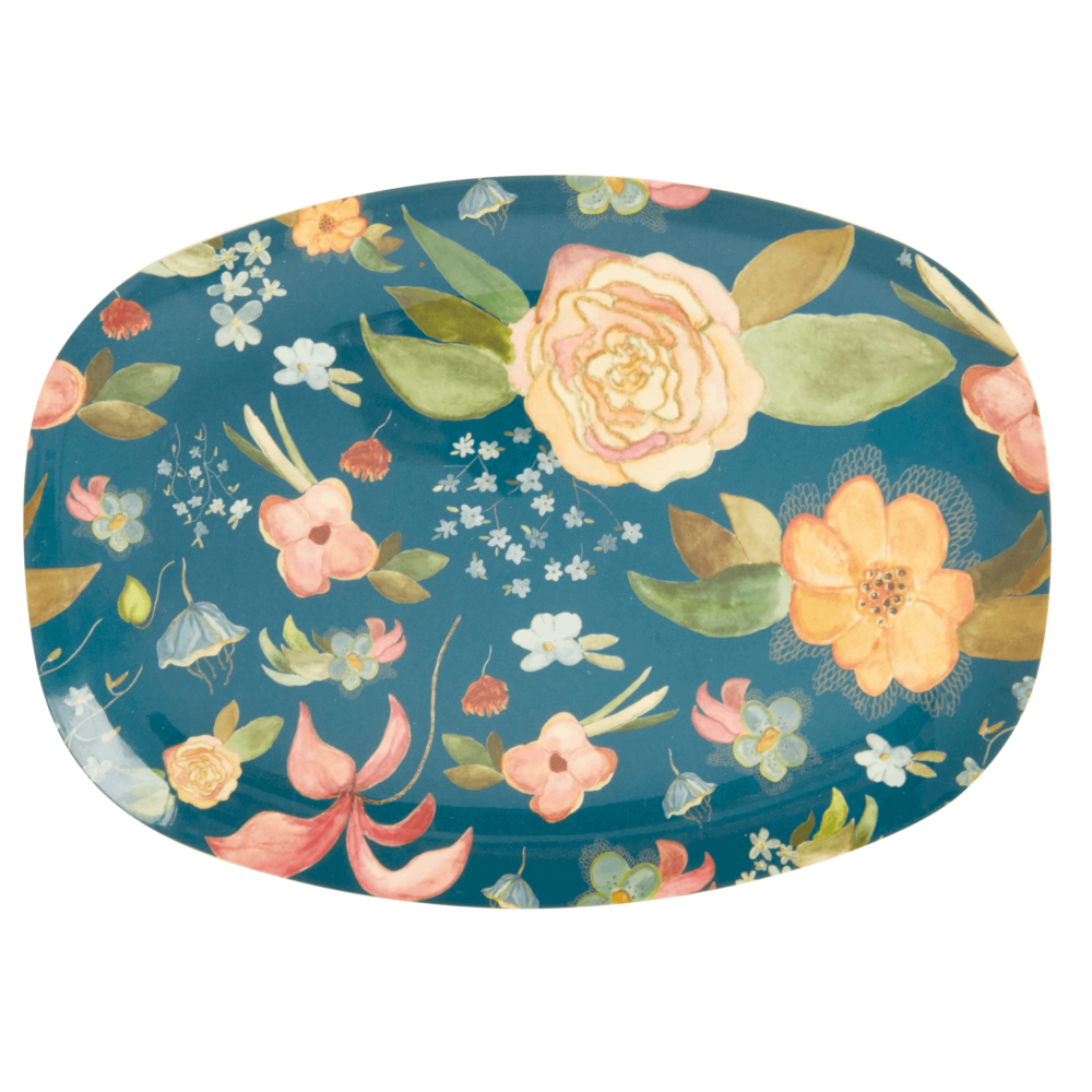 Melamin Tablett Selmas Fall Flower