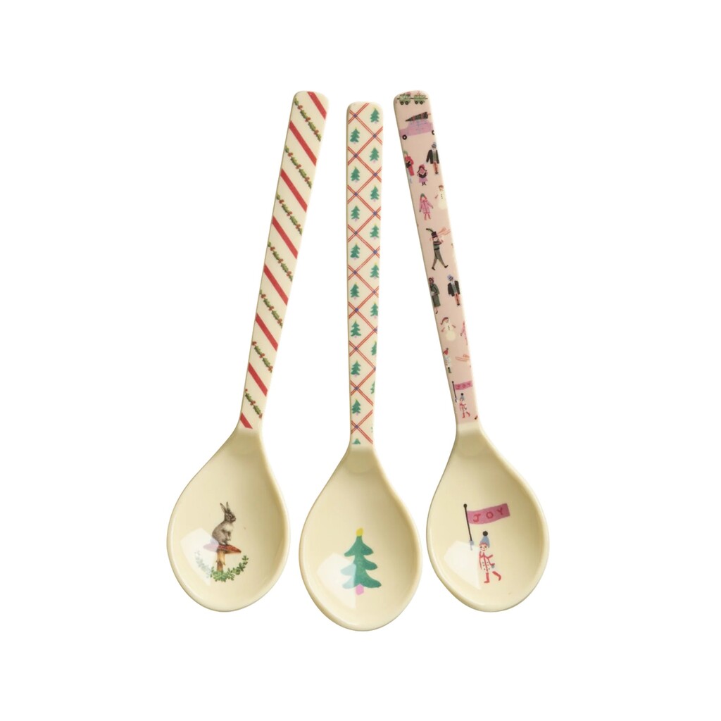 RICE Melamin Teelöffel Christmas Prints 3er Preview Image
